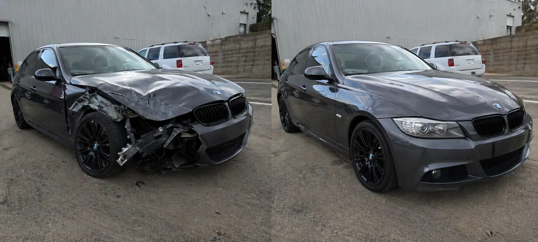 BMW major crash repair in Dublin